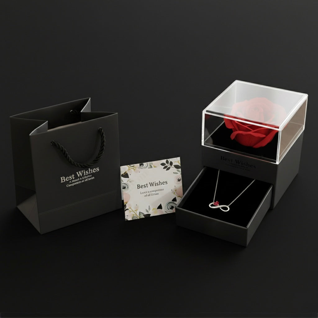 Dárková kazeta „Infinity Rose“